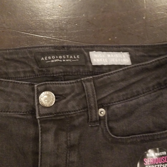 Black high waisted woman Jean's size 8 - Picture 3 of 4